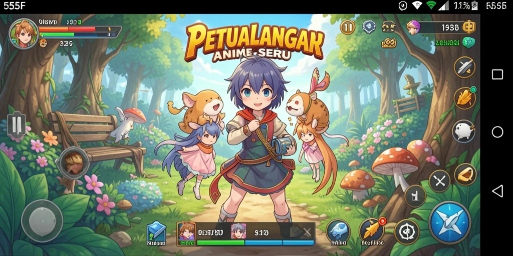 Gameplay seru dalam dunia Anime yang memikat.