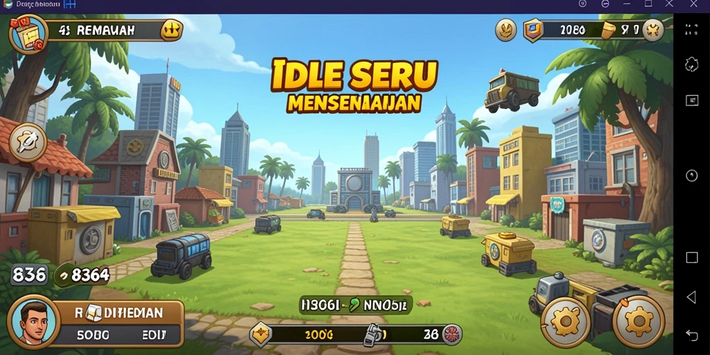 Screenshot gameplay 8364 menampilkan suasana santai dan penuh keseruan.