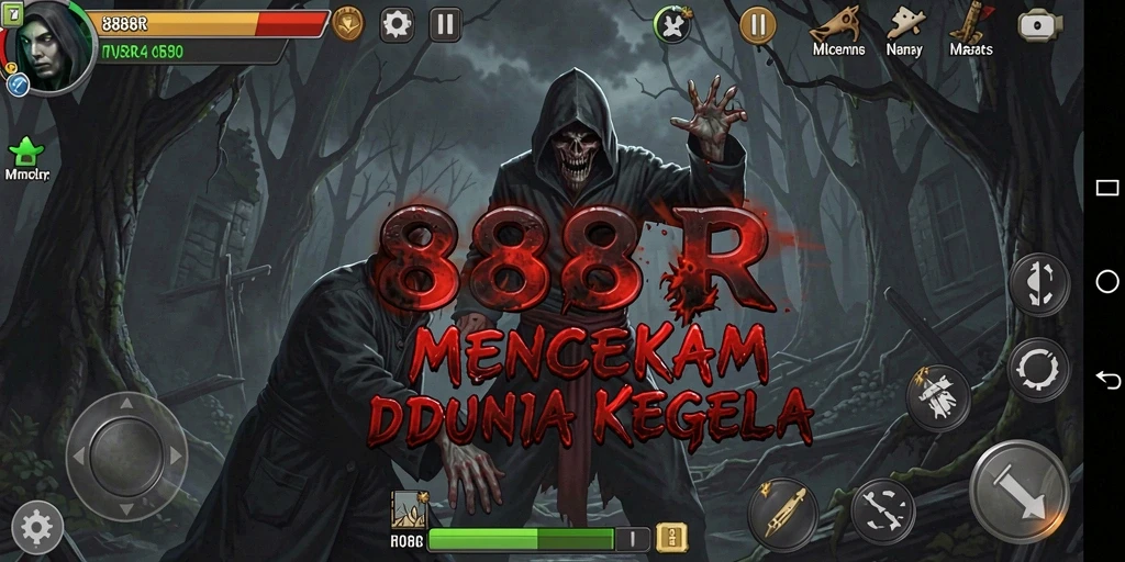 Gameplay 888R dengan atmosfer Horror yang menegangkan.