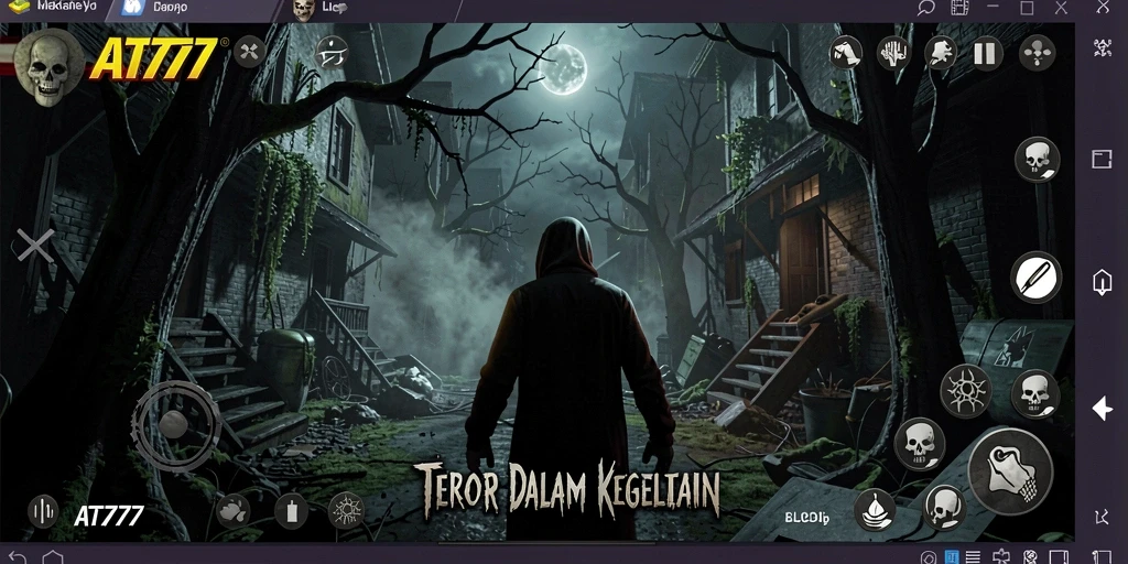 Screenshot utama AT777 menampilkan aksi permainan Horror yang mendebarkan.