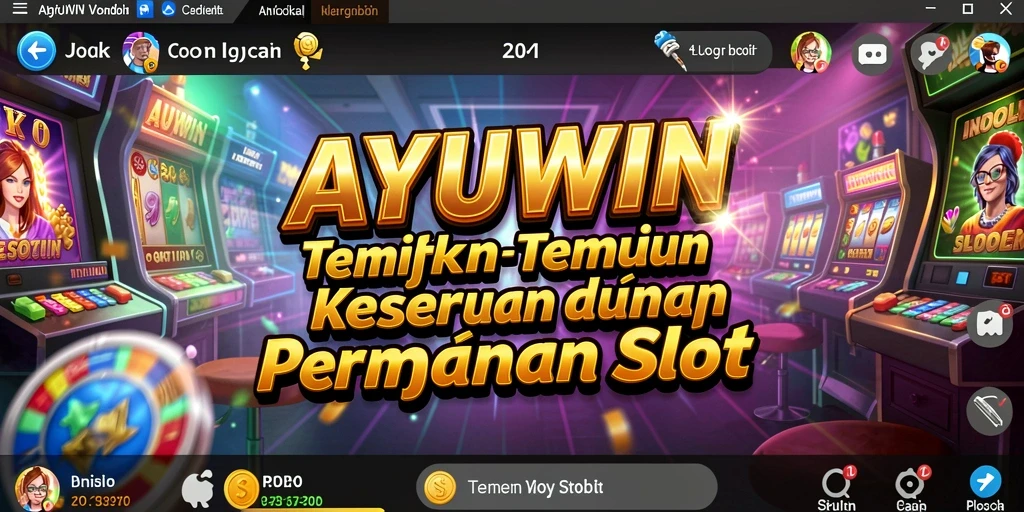 Tampilan menawan dari gameplay AYUWIN dengan berbagai slot menarik.