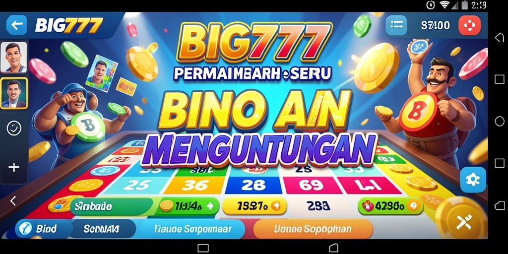 Tampilan gameplay Bingo yang menarik dan interaktif.