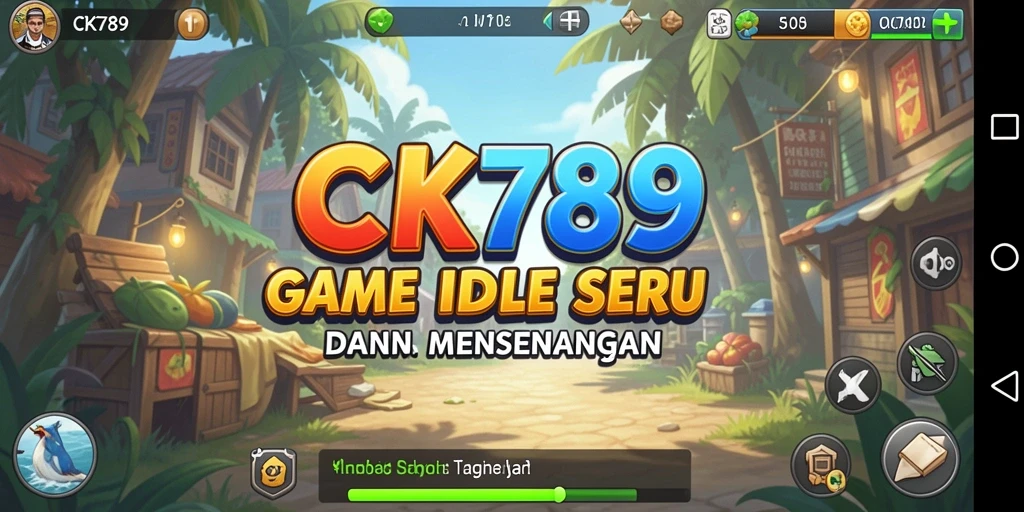 Screenshot gameplay CK789 dengan elemen Idle yang menarik.