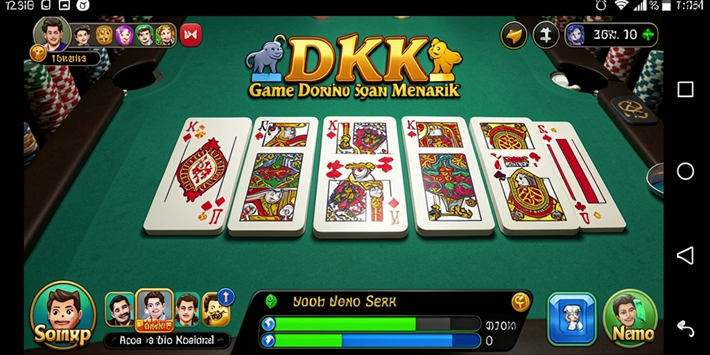 Tampilan gameplay DKK dengan fitur menarik dan interaktif.