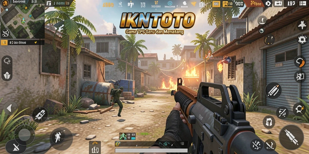 Menampilkan aksi seru dalam pertempuran TPS di IKNTOTO.