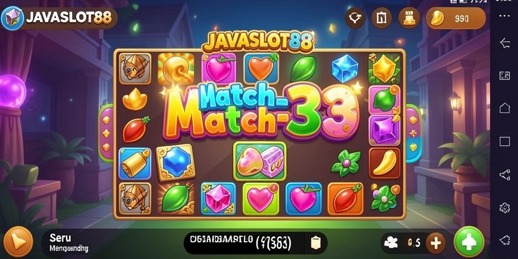 Tampilan permainan <strong>JAVASLOT88</strong> yang penuh warna dan menarik.