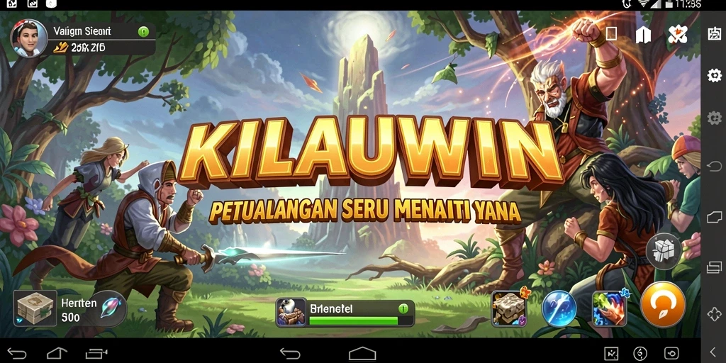Tampilan gameplay seru di dunia petualangan KILAUWIN.