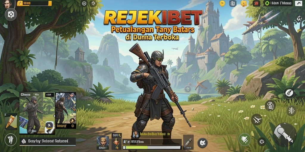 Gameplay Open World yang menakjubkan dalam REJEKIBET.
