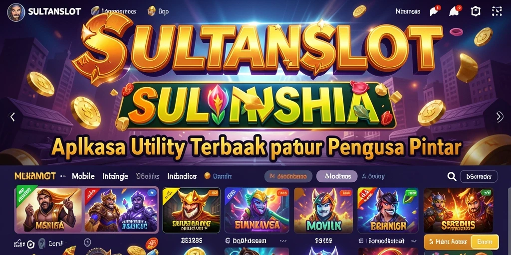 Tampilan utama SULTANSLOT dengan fitur optimasi yang intuitif.