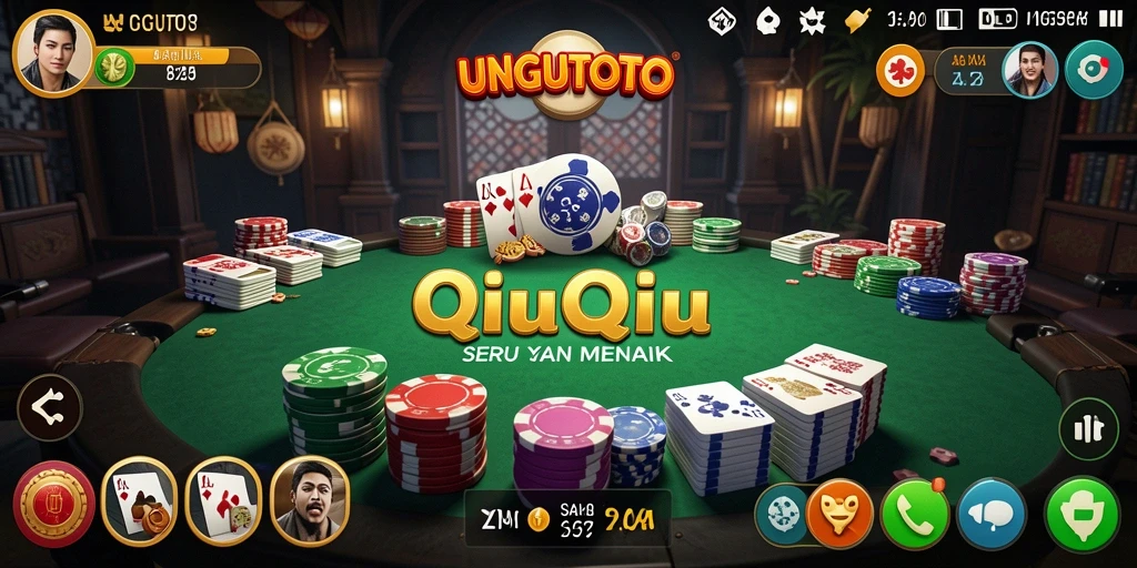 Tampilan gameplay QiuQiu yang seru di UNGUTOTO.